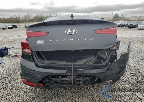 2019 Hyundai Elantra Sel z USA, uszkodzony, nr VIN 5NPD84LF9KH439110